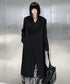 Solid Collar Long Jacket